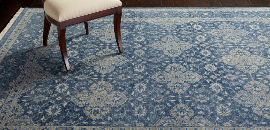 RUGS & FLOORING Ethan Allen | Heirloom Blue Rug