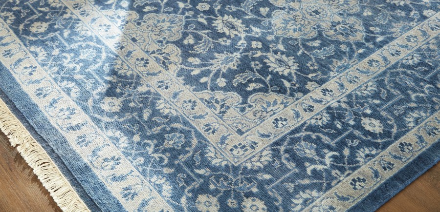 RUGS & FLOORING Ethan Allen | Heirloom Blue Rug