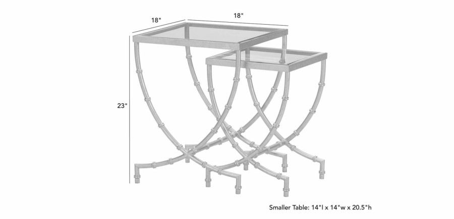 LIVING Ethan Allen | Kala Nesting Accent Tables