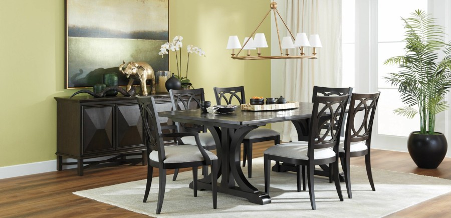 DINING Ethan Allen | Corin Trestle Dining Table