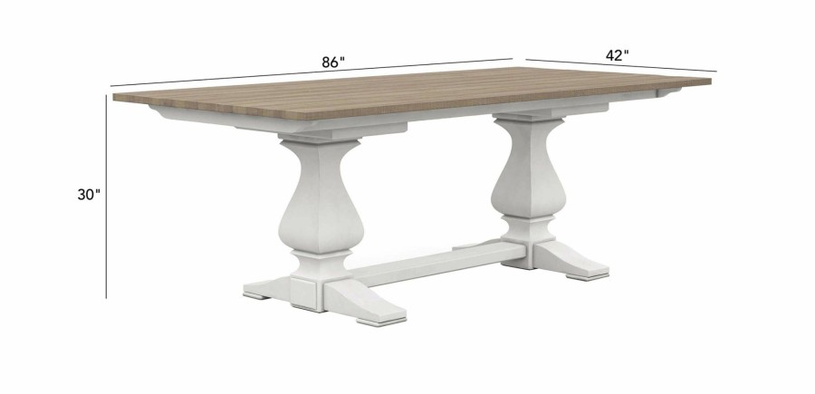 DINING Ethan Allen | Cameron Rustic Dining Table