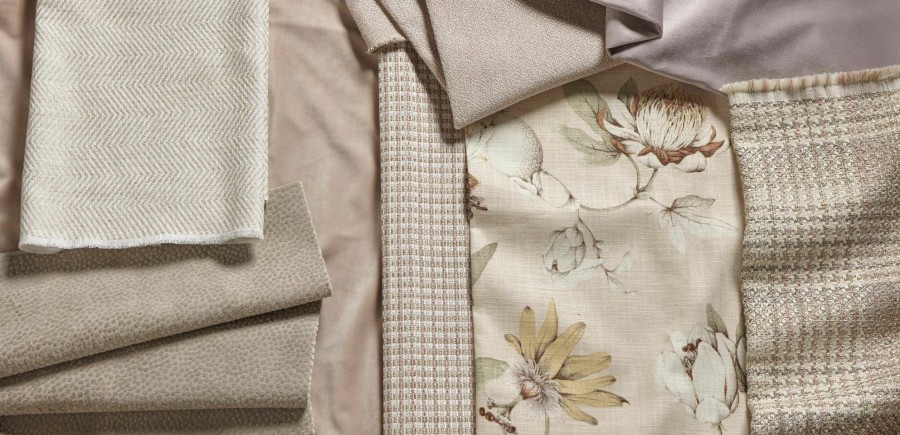 LIVING Ethan Allen Fabrics | Camille Blush Fabric By The Yard