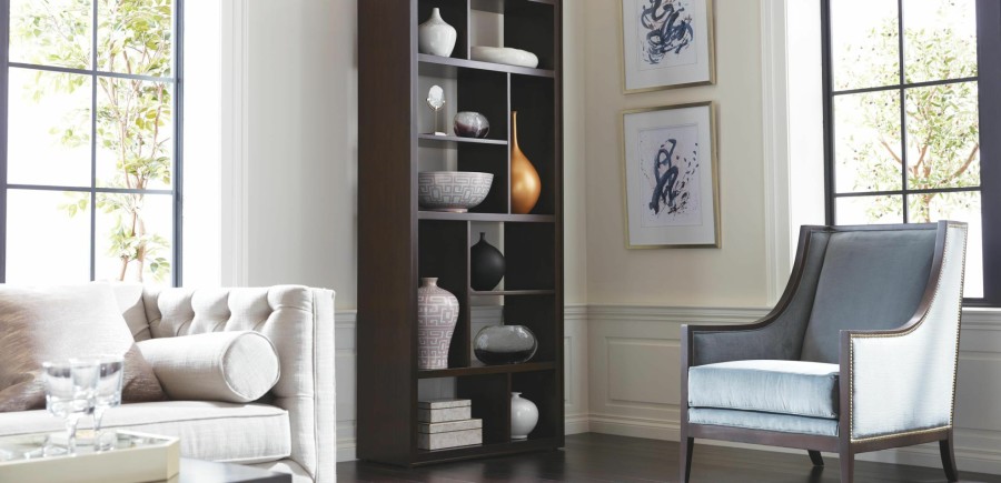 LIVING Ethan Allen Bookcases | Curson Display Bookcase