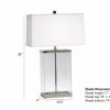 LIGHTING Ethan Allen | Rectangular Glass Table Lamp