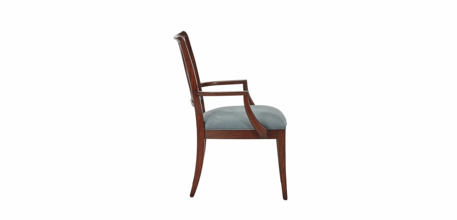 DINING Ethan Allen Arm & Host Chairs | Colette Armchair