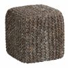 LIVING Ethan Allen | Thea Wool Pouf