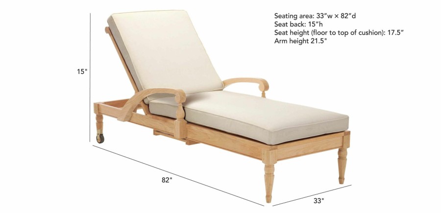 OUTDOOR Ethan Allen Millbrook | Millbrook Chaise