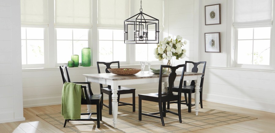 DINING Ethan Allen Arm & Host Chairs | Maddox Dining Armchair, Wood Seat