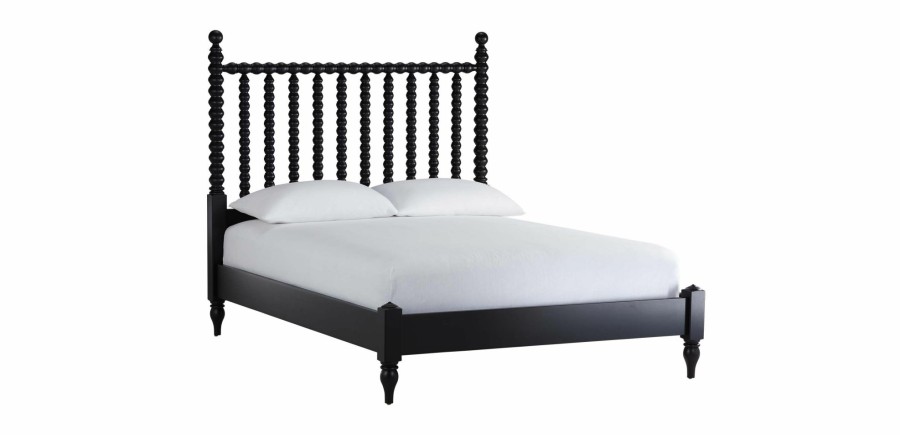 BEDROOM Ethan Allen Wood and Metal Beds | Burke Bed