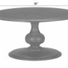 LIVING Ethan Allen | Alcott Pedestal Coffee Table