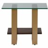 LIVING Ethan Allen | Rosemoor Glass-Top End Table