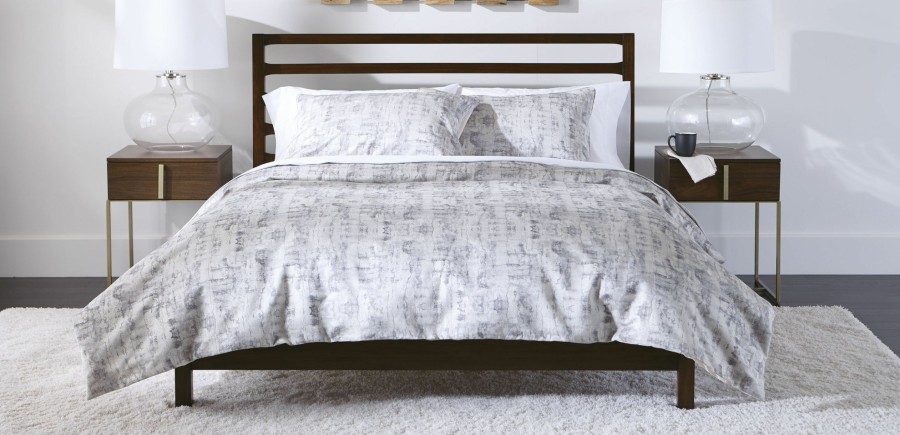 BEDROOM Ethan Allen Duvet Covers | Marbled Jacquard Duvet Cover