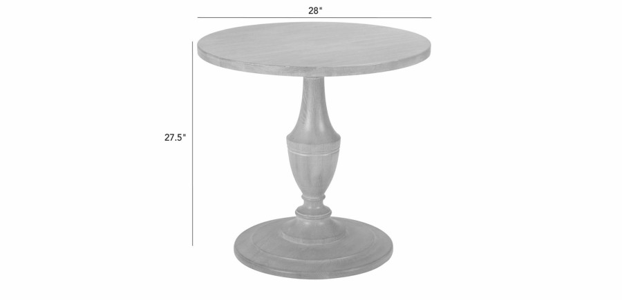 LIVING Ethan Allen | Eloise Pedestal Table