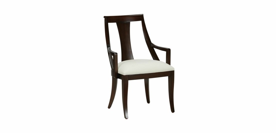 DINING Ethan Allen Arm & Host Chairs | Paulson Dining Armchair