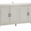 DINING Ethan Allen Buffets, Sideboards & Servers | Custom Four-Door Buffet: Beadboard Doors