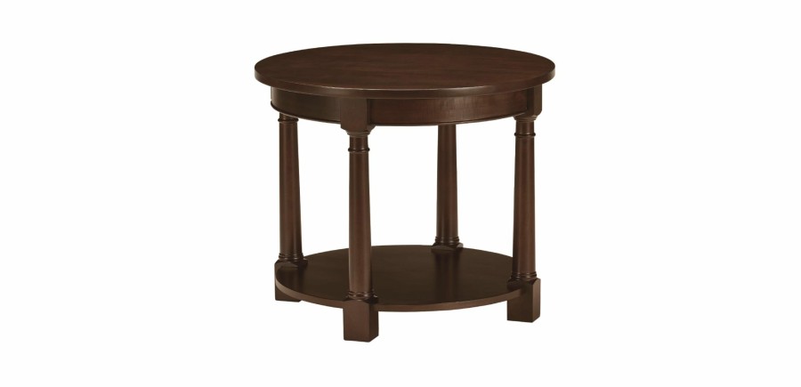 LIVING Ethan Allen | Connall Round End Table