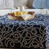 Outdoor Accessories Ethan Allen | Tangle Navy Fabric By The Yard