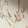 DINING Ethan Allen | Blossom Chinoiserie Wall Mural On Grasscloth