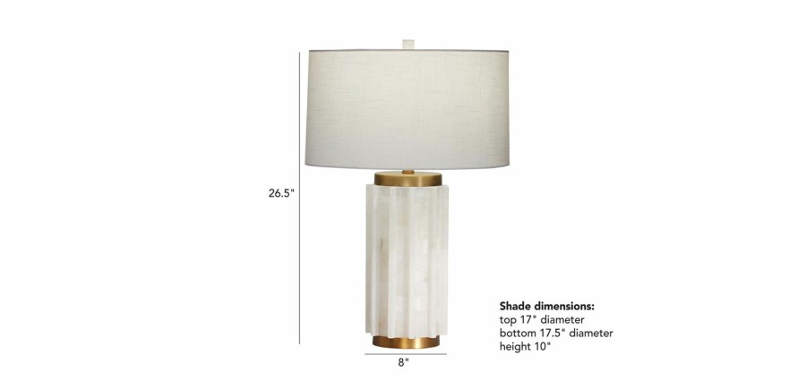 LIGHTING Ethan Allen | Farida Alabaster Table Lamp