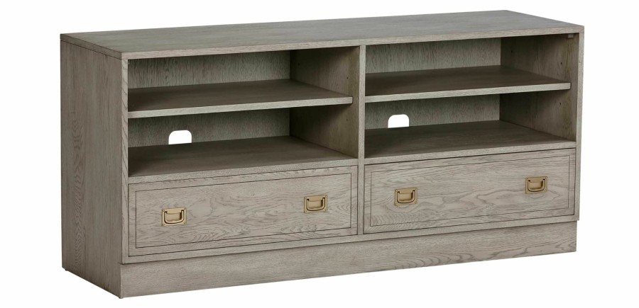 HOME OFFICE Ethan Allen Cabinets & Chests | Callum Campaign Double Open Base