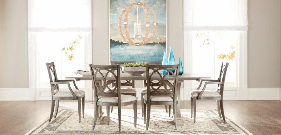 DINING Ethan Allen Arm & Host Chairs | Cyra Dining Armchair