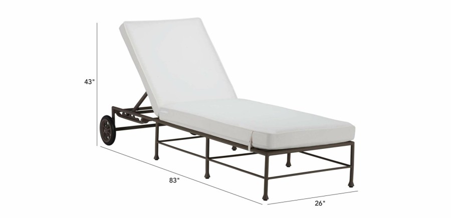 OUTDOOR Ethan Allen Twin Rivers | Twin Rivers Chaise