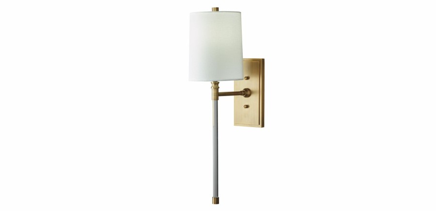 LIGHTING Ethan Allen | Audrina Art Deco Wall Sconce