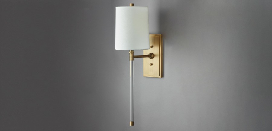 LIGHTING Ethan Allen | Audrina Art Deco Wall Sconce