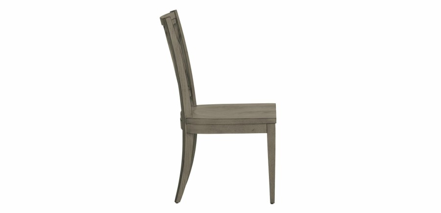 DINING Ethan Allen Side Chairs | Cyra Dining Side Chair, Wood Seat