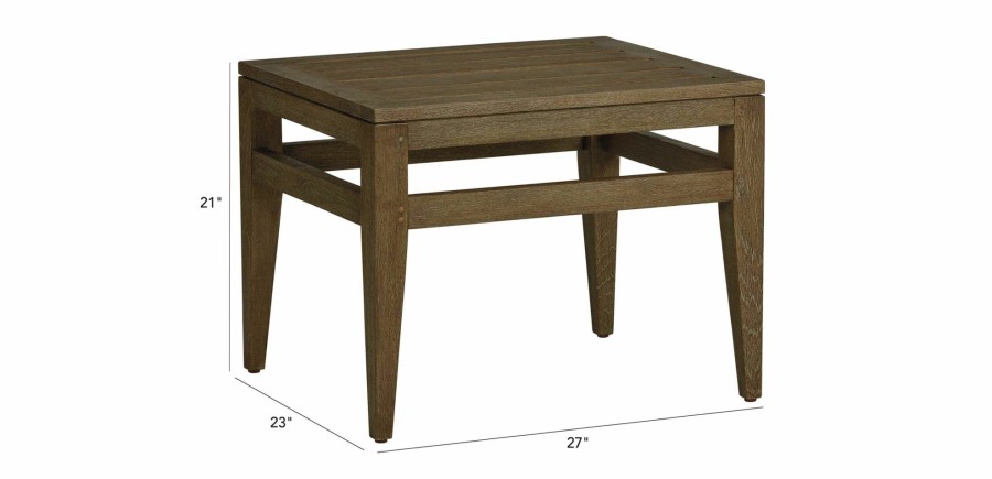 OUTDOOR Ethan Allen Bridgewater Cove | Bridgewater Cove Teak Side Table