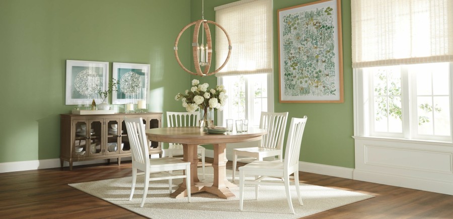 DINING Ethan Allen Side Chairs | Benham Dining Side Chair, Wood Seat