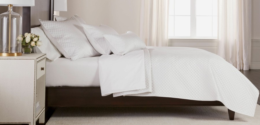 BEDROOM Ethan Allen Quilts & Comforters | Salena Quilted Coverlet And Shams, Pearl