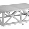 LIVING Ethan Allen | Bruckner Metal-Top Coffee Table