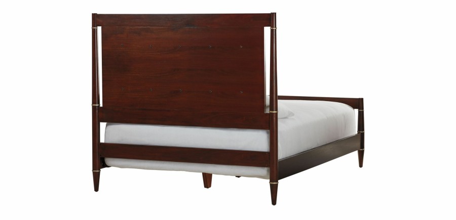 BEDROOM Ethan Allen Wood and Metal Beds | Clement Upholstered Panel Bed