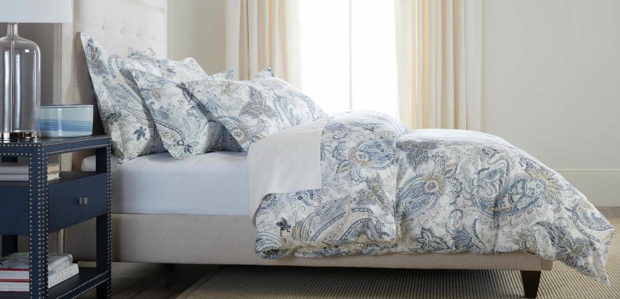 BEDROOM Ethan Allen Duvet Covers | Brodey Paisley Duvet Cover And Sham