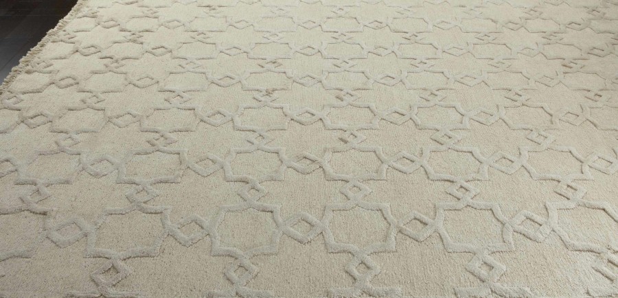 RUGS & FLOORING Ethan Allen | Lattice Soumak Rug, Natural