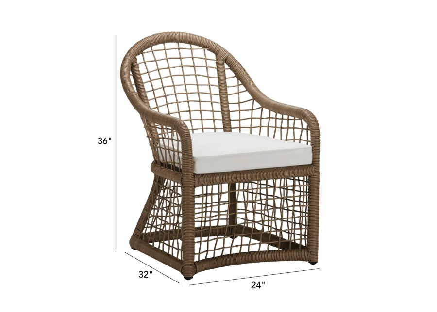 OUTDOOR Ethan Allen Taunton Hill | Taunton Hill Dining Armchair