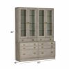 HOME OFFICE Ethan Allen | Callum Double Library Bookcase With File Cabinet