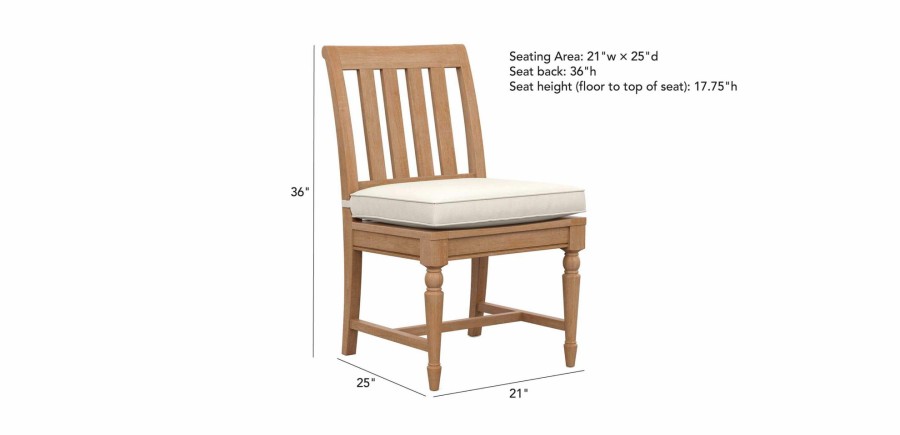 OUTDOOR Ethan Allen Millbrook | Millbrook Side Chair, Quick Ship