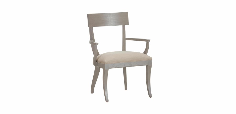 DINING Ethan Allen Arm & Host Chairs | Klismos Oak Dining Armchair