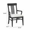 DINING Ethan Allen Arm & Host Chairs | Haddam Slat-Back Dining Armchair