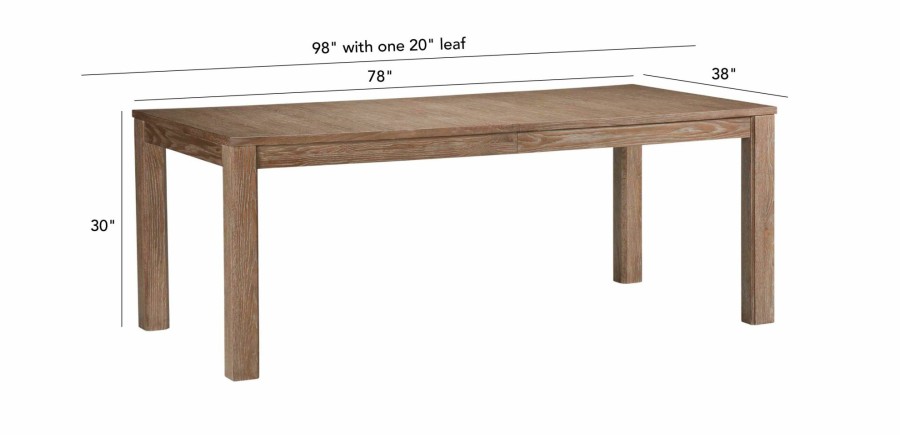 DINING Ethan Allen | Vinson Oak Extension Dining Table