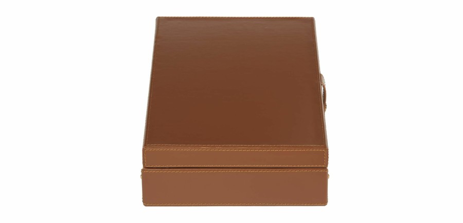 HOME OFFICE Ethan Allen | Brewster Leather Box