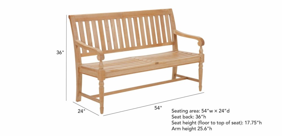 OUTDOOR Ethan Allen Millbrook | Millbrook Garden Bench