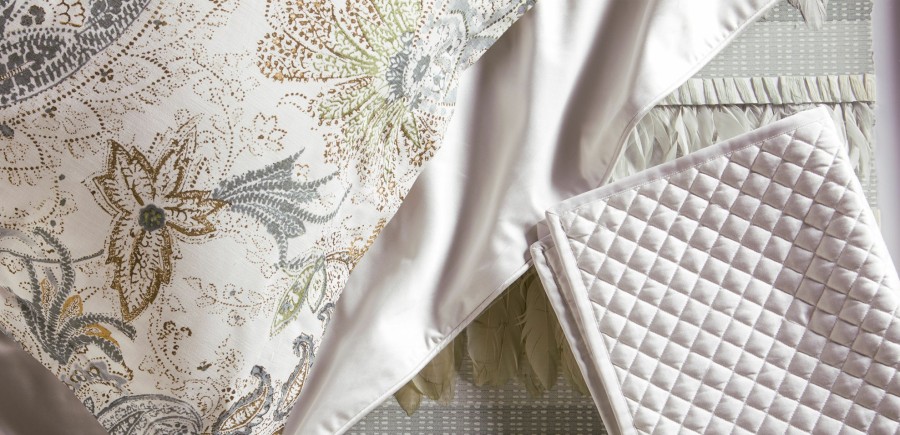 BEDROOM Ethan Allen Decorative Shams | Salena Quilted Sham, Pearl