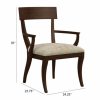 DINING Ethan Allen Arm & Host Chairs | Klismos Armchair