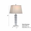 LIGHTING Ethan Allen | Crystal Blocks Table Lamp