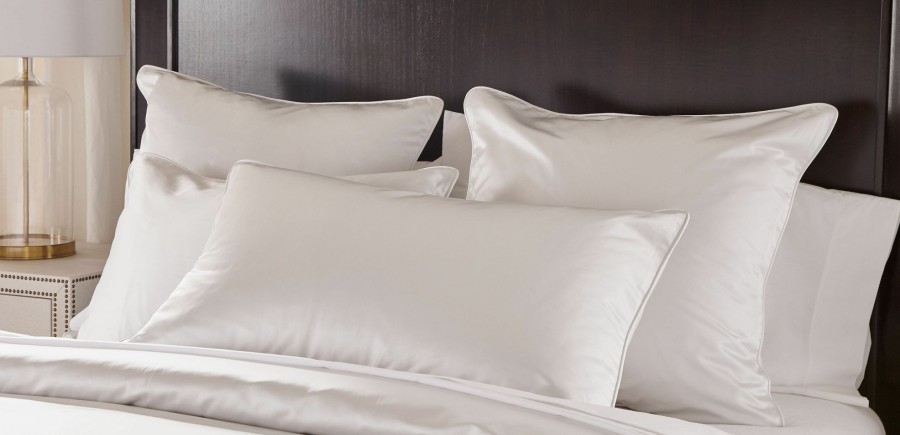 BEDROOM Ethan Allen Duvet Covers | Salena Solid Duvet Cover And Shams, Pearl