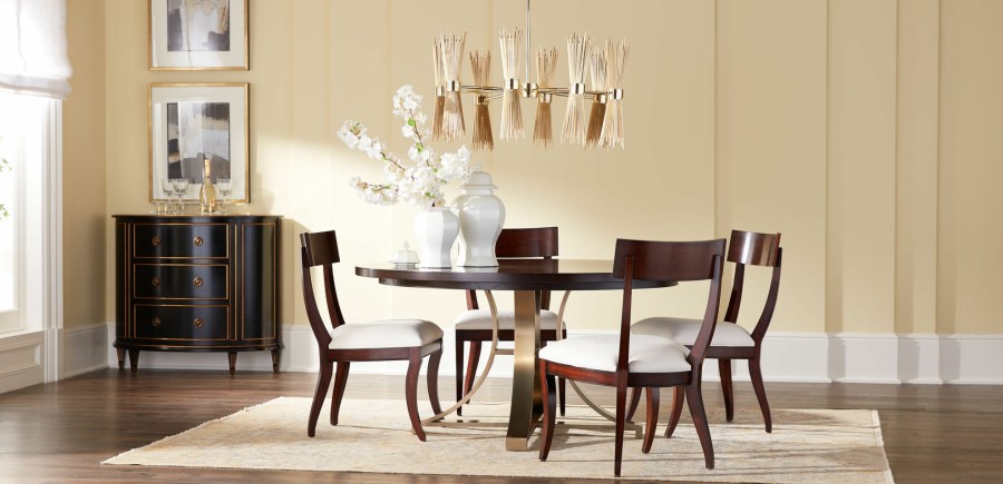 DINING Ethan Allen Side Chairs | Klismos Side Chair