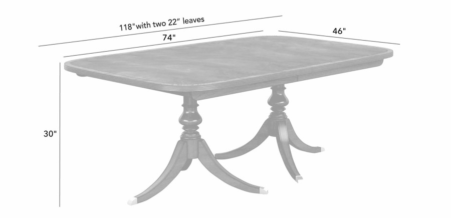 DINING Ethan Allen | Abbott Dining Table